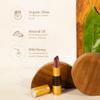 Ayurvedic Lipstick - Colour Sunshine 655, 4gm | Creamy Texture | Enriched with Organic Ghee & Almond Oil | Moistured & Nourished Lips | 4gm view 4