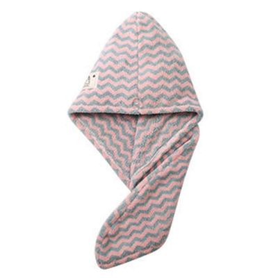 A1DFDFGOQSFG Microfibre After Shower Hair Drying Wrap Womens Girls Lady's Hair Drying Towels Quick Dry Hair Hat Cap Head Wrap Home Bathroom (Color : Style 2) (Style 2)