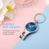 Wolves Howling on Northern Nail Clippers Toenail Clipper Cutters The Snowy Lights Professional Nail Trimmer Nail Cuticle Cutter for Women Men view 4