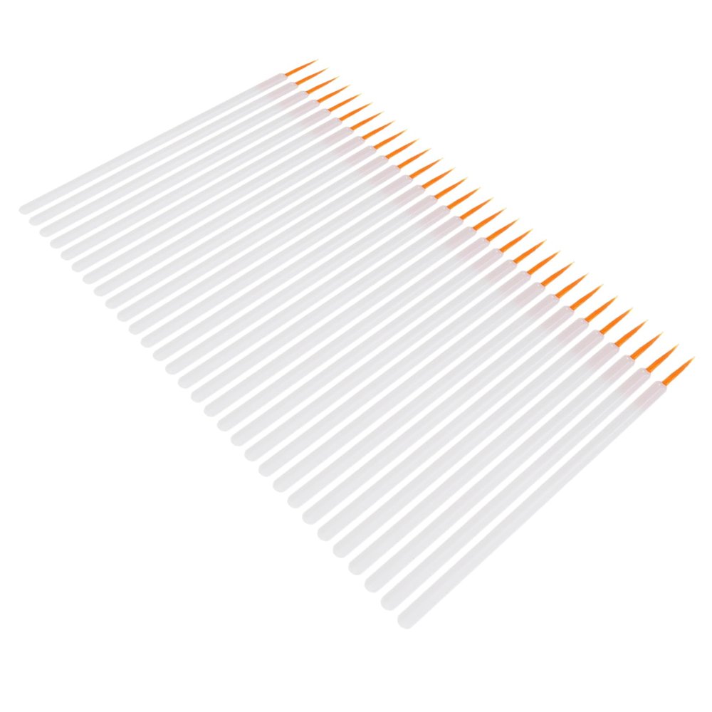 ARTSEWPLY 100pcs Practical Eyeliner Wand Kit Disposable Soft Nylon Eyeliner Applicators for Makeup Safe