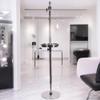 Hair Art Stainless-Steel Mannequin Stand with Tray, 5 Feet Tall view 2