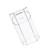 ARTSEWPLY 1set Acrylic Makeup Brush Canister Cover Storage Bucket for Cosmetics Includes for for Makeup Organization Vanity view 1
