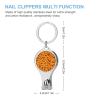 Piles of Fries Nail Clippers Toenail Clipper Cutters Minimalism Professional Nail Trimmer Nail Cuticle Cutter for Women Men view 2