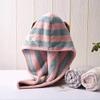 A1DFDFGOQSFG Microfibre After Shower Hair Drying Wrap Womens Girls Lady's Hair Drying Towels Quick Dry Hair Hat Cap Head Wrap Home Bathroom (Color : Style 2) (Style 4) view 2