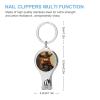 Cat Dressed As Cowboy Nail Clippers Toenail Clipper Cutters Western Art Professional Nail Trimmer Nail Cuticle Cutter for Women Men view 2
