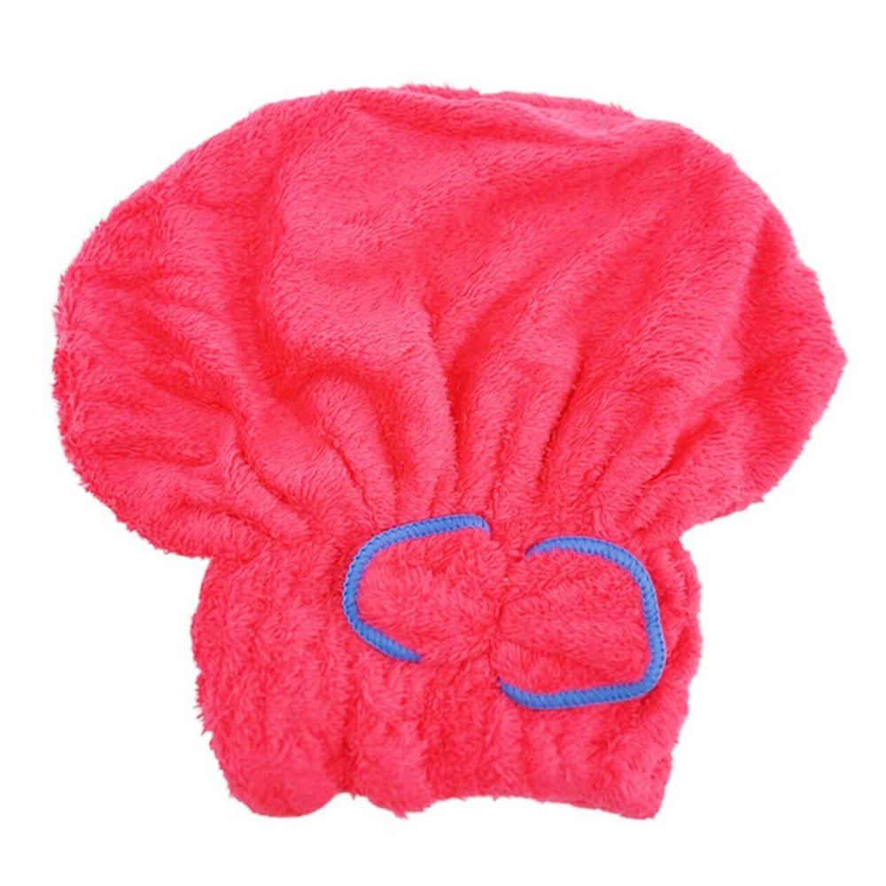 A1DFDFGOQSFG Microfibre Quick Hair Drying Bath Bowknot wrap Towel Hat Shower (Color : A, Size : 1) (C 1)