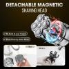 Electric Head Shavers for Bald Men: TUSTAW Rotary Head Shaver - lPX7 Waterproof Quick Clean Razor for Bald Head for Home Travel Office - Free Series Rechargeble Beard Trimmer for Mens Face Smooth view 3