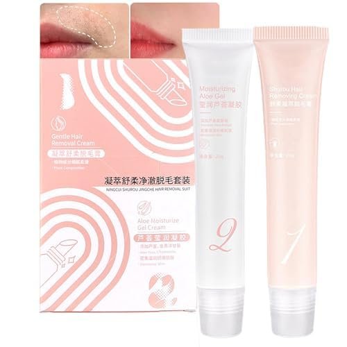 Hair Remover Cream, Hair Removal Cream, Hairs Removal Creams, Facial Hairs Remover, 5 Minute HairRemover CreamKit for All Skin Types (3 SET)