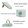 2 Pcs Resin Nail Art Palette Finger Ring Plate Gel Polish Mixing Trays Marble Makeup Display Board Nail Art Polish Holder Nails Color Plate for Nail Art view 4