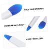 ARTSEWPLY 1set Silicone Lip Double-ended Lip Brush Applicator Makeup Tool for Occasions view 2