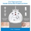 UNOISETION At Home Microdermabrasion Machine, 2 In 1 Pro-Grade Diamond Dermabrasion Facial for Exfoliation & Stubborn Blackheads, Microdermabrasion Tool for Radiant Skin, White view 4