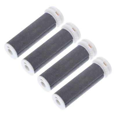 ARTSEWPLY 4pcs Extra Coarse Pedicure Replacement Rollers for Electric Foot File Foot Care Tool for Easy Dead Skin Removal Lightweight Design for Travel and Home Use