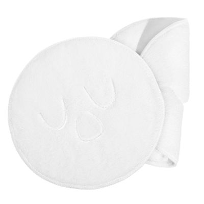 ARTSEWPLY 2pcs Moisturizing Face Towel Hot Cold Compress Facial Care Towels for Home Salon Use Thick White for Daily Skin Hydration and Beauty Routine