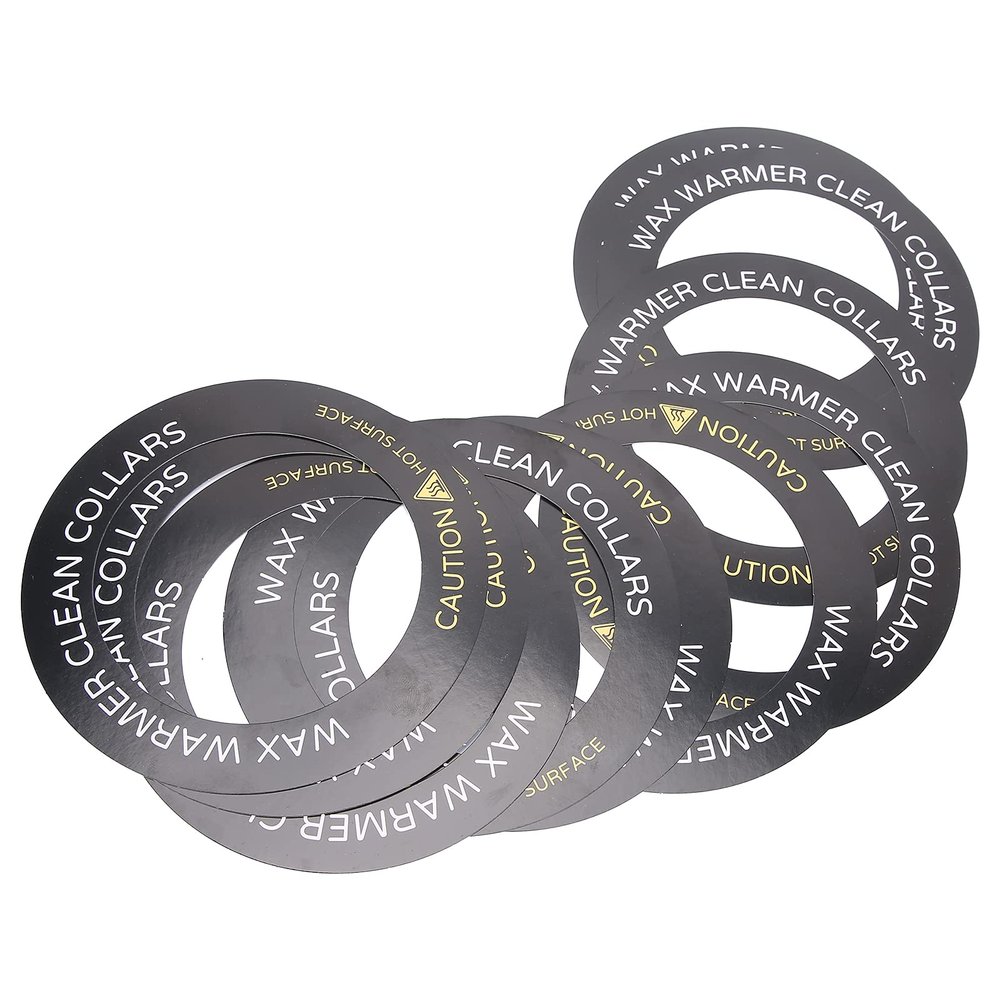 10pcs Round Shape Waxing Machine Cleaning Paper Ring with 6.1 x 6.1in Size for Depilating Wax Heater Accessories