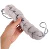FRCOLOR Hand-held Bath Towel for Exfoliating Skin Soft Plastic Weave Back Scrubber Comfortable Shower Tool Random for Daily Use view 2