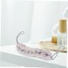 FRCOLOR Hand-held Bath Towel for Exfoliating Skin Soft Plastic Weave Back Scrubber Comfortable Shower Tool Random for Daily Use view 3
