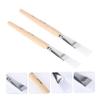 WEKADRIN 2pcs Wooden Handle Facial Mask Brush for Professional Application of Face Masks Needs for Home and Spa Use Easy to Clean view 2