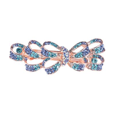 FRCOLOR Elegant Hair Clips Rhinestone Hairpin Crystal Hair Clips Stylish Accessory