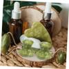 DECOMELODY 2pcs Jade Mushroom Shaped Gua Massage Tool for Care Ergonomic Design for for Unblocking and Scraping for Neck Shoulder and Facial Massage view 3