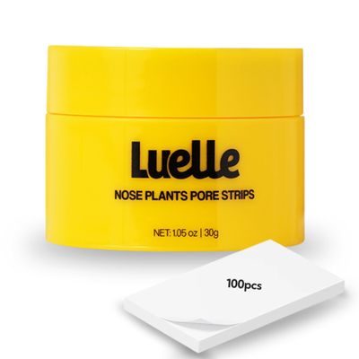Luelle - Pore Strips, Deep Cleansing Patch System, Blackhead Remover, Nose Plants Strips with 100 PCS, Blackhead Remover Peel off Mask Face & Nose