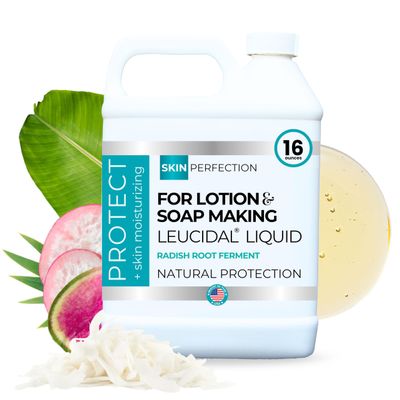 Leucidal Liquid Radish Root Natural Preservative for Skin Care Making 16 oz