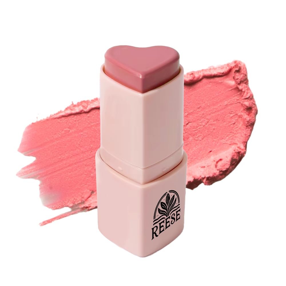 3-in-1 Multifunction Blush Stick - Blush, Lip Tint, Eye Shadow - Creamy, Long-Lasting, Easy Application for a Flawless Look | Dried Rose