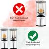 ALTINSOY Makeup Brush Cleaner Machine - Electric Cosmetic Brushes Cleanser - Automatic Cleaning Tool - Fast Wireless Makeup Brush Washing - Gifts For Women - Makeup Brush Holder - Sponge Cleaners view 4