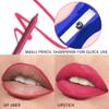 evpct 1Pcs Rose Red Matte Long Lasting Lip Liner Pencils Makeup for Shaping & Sculpting Lips, No Transfer Long Wear Waterproof Pigmented Lip Liner lipliners Crayon Lipstick Pencil Sharpener 19 view 3