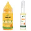 AMVital Turmeric Skincare Bundle: Turmeric Body Scrub (220g) & Turmeric Face Serum (30ml) - Natural Exfoliating, and Hydrating Skincare Set view 1