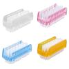 4pcs Nail Brush for Cleaning Fingernails, Two Sided Finger Nail Scrub Brush Soft & Stiff Nylon Bristles Nail Scrubber Brush Cleaner for Hand Under Nails Toes view 1