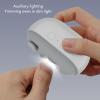 3 in 1 Electric Polishing Automatic Nail Clippers, Electric Nail Clippers for Fingers and Toes Adults, Rechargeable Electric Nail File Kit for Thick Toenails, 2 Speed (White) view 3