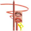 evpct 1Pcs Orange Red Matte Long Lasting Lip Liner Pencils Makeup for Shaping & Sculpting Lips, No Transfer Long Wear Waterproof Pigmented Lip Liner lipliners Crayon Lipstick Pencil Sharpener 08 view 1
