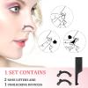 6 Pairs Nose Shaper Nose Up Lifting Shaping Clip Invisible Nose Lifter Beauty Tool Nose Shaper Inserts Silicone Nose Straightener Nose Lift Tools Nasal Shaper for Women Men (Black, White) view 4