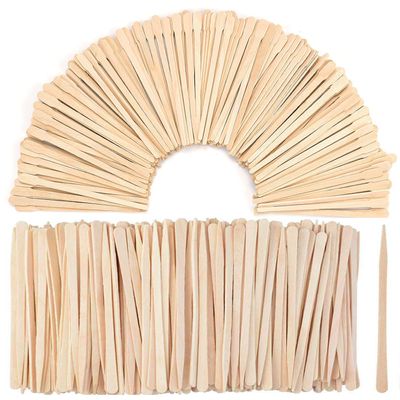 1200 Pcs Wooden Eyebrow Waxing Sticks with Handle and 1200Pcs Wooden Wax Sticks (Without Handle)