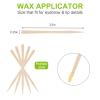 1200 Pcs Wooden Eyebrow Waxing Sticks with Handle and 1200Pcs Wooden Wax Sticks (Without Handle) view 3