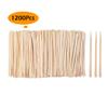 1200 Pcs Wooden Eyebrow Waxing Sticks with Handle and 1200Pcs Wooden Wax Sticks (Without Handle) view 4