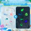 Bath Bombs for Kids, 3.5oz Large Mermaid Bath Bomb with Toys Inside, Girls Bath Bombs with Surprise Inside, Organic Natural Bubble Bath Fizz for Kids, 6 Pack view 3