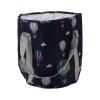 Collapsible Foot Bath Basin, Portable PVC Insulated Soaking Tub with Handle, Ergonomic Design for Outdoor Camping Travel (Navy Blue Balloon) view 4