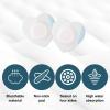 50pcs Castor Oil Wrap for Belly Button, Heart Shape Self-Adhesive & Highly Absorbent Castor Oil Wrap Pack for Belly Button Pad Patches Waterproof Disposable Cover Stickers (Oils Not Included) view 4