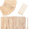 600 Pcs Wooden Eyebrow Waxing Sticks with Handle and 1200Pcs Wooden Wax Sticks (Without Handle) view 1