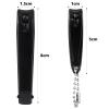 Bememo 12 Pieces Stainless Nail Clippers Set Fingernail and Toenail Clippers Nail Cutter Tool Set for Men and Women(Black) view 2