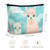 LYHVSFJW Cosmetic Bag Makeup Bags for Women Portable Makeup Bag Lovely Alpaca Makeup Case Travel Toiletry Bag for Travel Accessories view 2