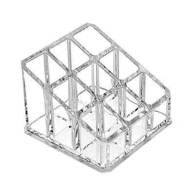 24 Grids Acrylic Makeup Lipstick Organizer Box Desktop Lipstick Clear Display Stand Holder Cosmetic Jewelry Storage Organizador