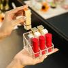 24 Grids Acrylic Makeup Lipstick Organizer Box Desktop Lipstick Clear Display Stand Holder Cosmetic Jewelry Storage Organizador view 3