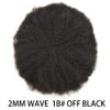 Right Hair Black Men Hair Unit Human Hair Afro Mens Toupee Man Weave Hair Unit Afro Toupee For Black Men Human Hair Black Men Hair Piece Afro Hair System For Men 8X10 2mm #1B Off Black view 2