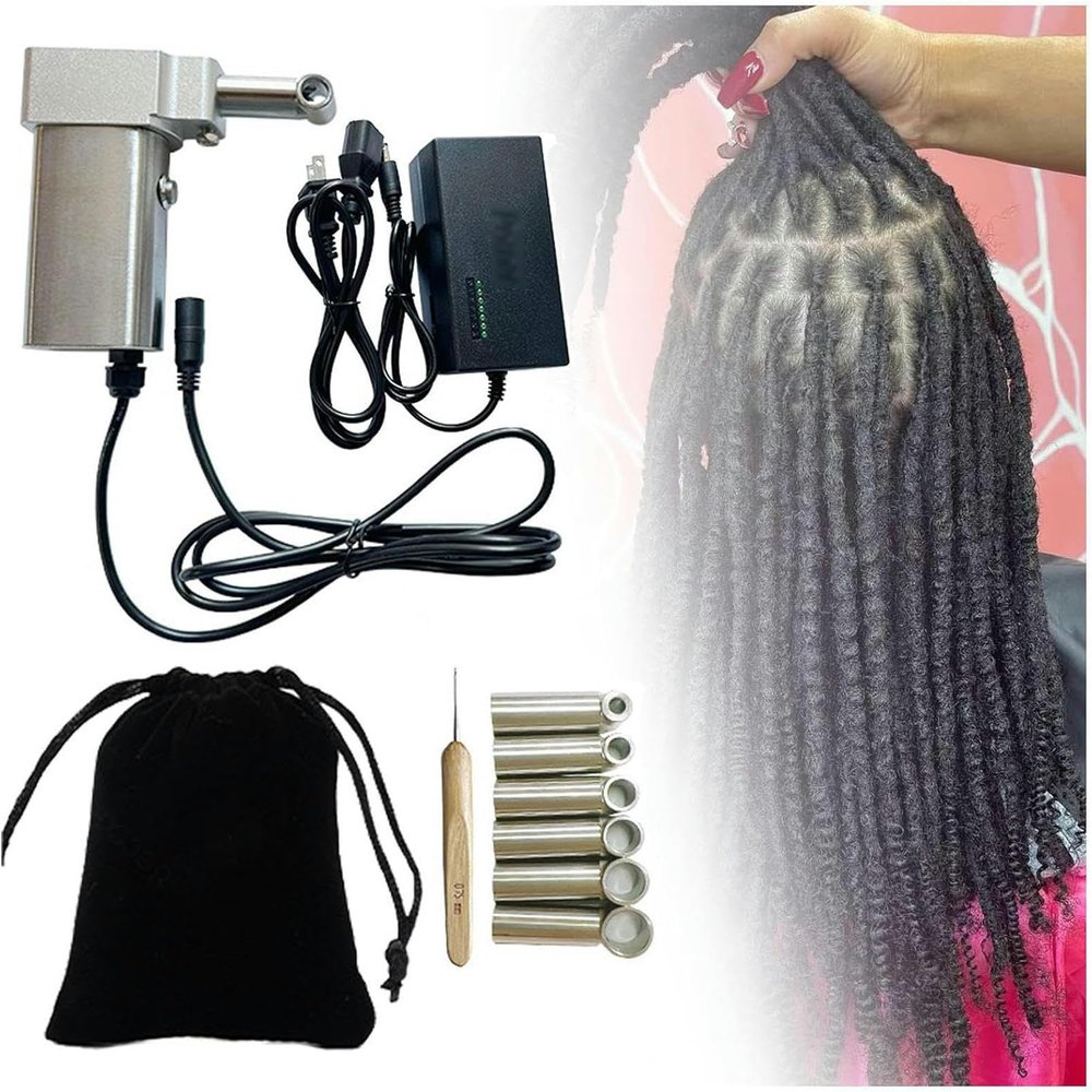 Electric Dreadlock Machine Dreadlock machine, reggae dreadlocks machine, Dreadlock Curling Machine Dreadlock Automatic Curling Machine,hairdressing supplies, hair salon equipment