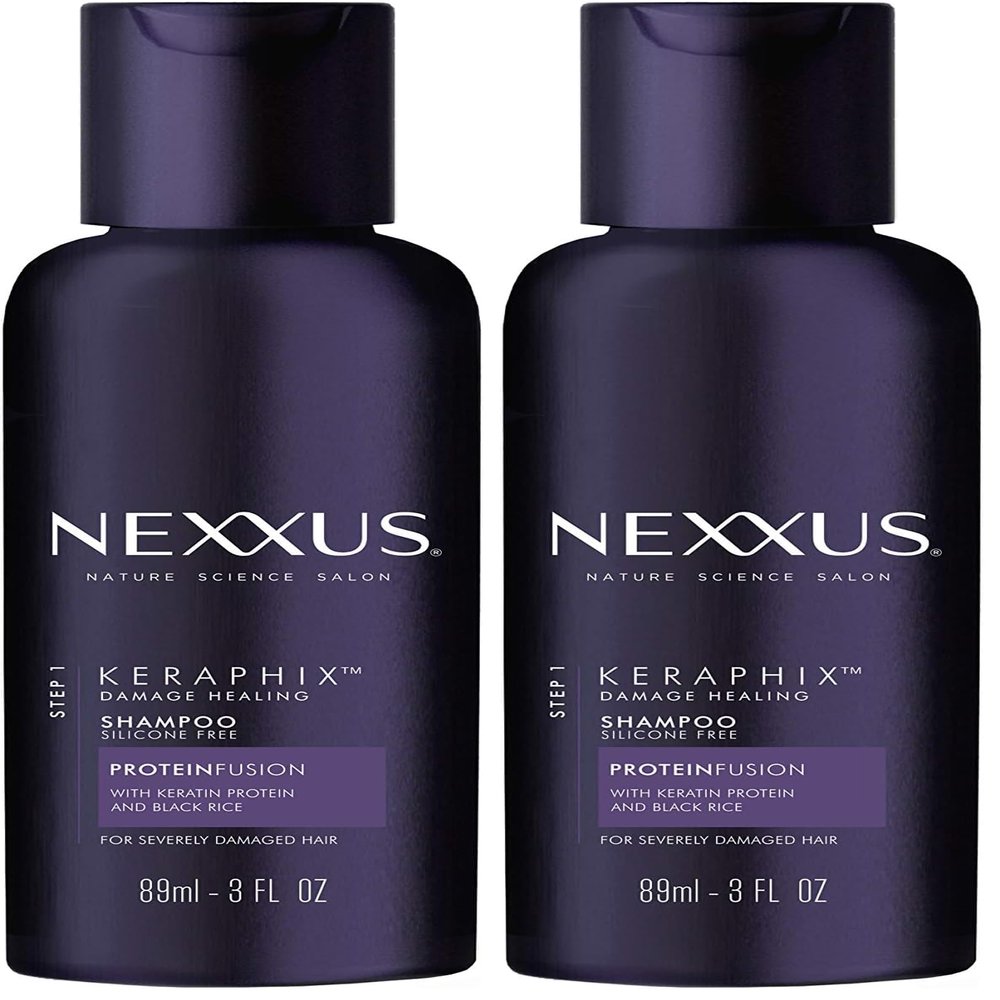 Nexxus Keraphix Shampoo for Damaged Hair 3 oz, 12 Pieces (Pack of 2)