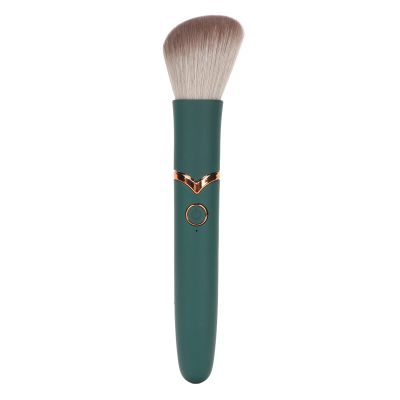 BTSEURY Electric Cosmetic Brush, USB Rechargeable Makeup Brush, 10 Gears Soft Hair Electric Beauty Brush Green