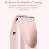 The Trimmie 2.0 by Ezme,Lazzda Shaver,Velvex Razor,The Ultimate 2-in-1 Body Shaver,Ezme Female Electric Shavers,Waterproof Wet & Dry Head Razor Women (B) view 3