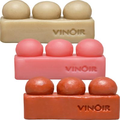 VINOIR Decanting Face Cleansing Bar - IL LABIRINTO & Shower Bar - SIPPING DUSK & Shampoo Bar - LE PIQUE-NIQUE Bundle